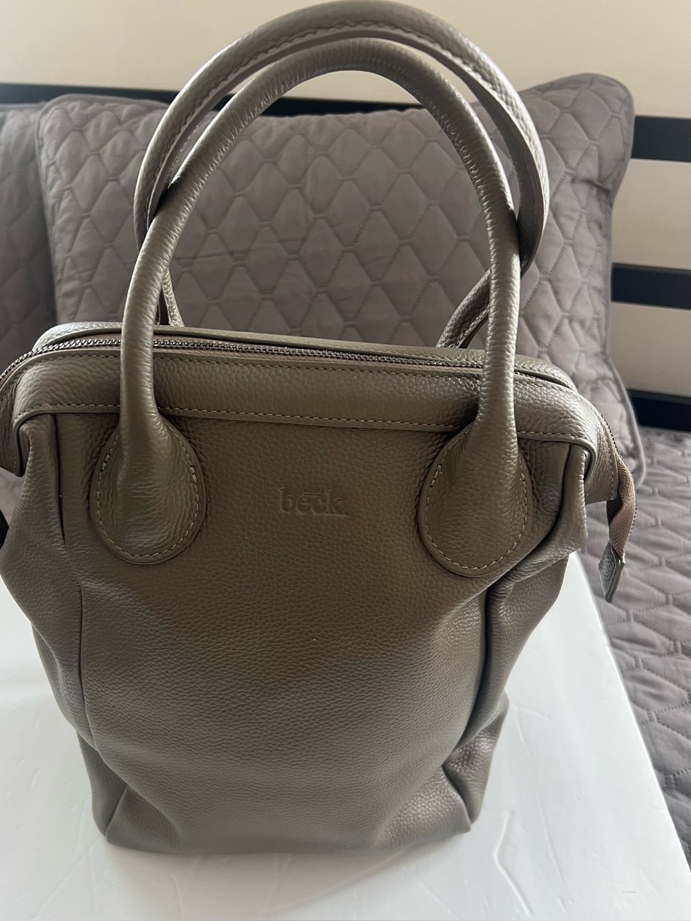 Beck Bags Pebbled leather Back Pack